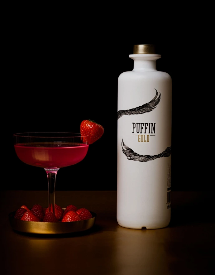 Puffin Gin Gold cocktail 
